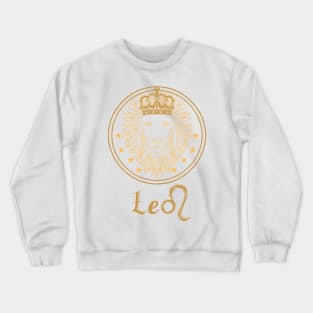 Leo Zodiac Sign Birthday Crewneck Sweatshirt